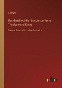 bokomslag Real-Enzyklopädie für protestantische Theologie und Kirche
