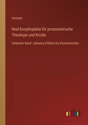 bokomslag Real-Enzyklopädie für protestantische Theologie und Kirche