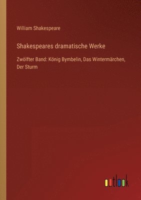 bokomslag Shakespeares dramatische Werke