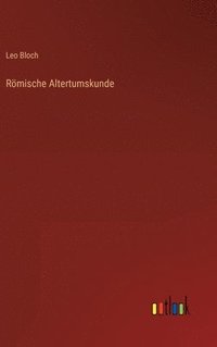 bokomslag Römische Altertumskunde