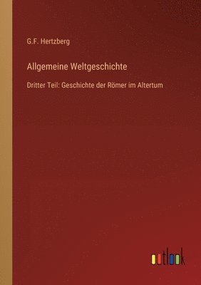 bokomslag Allgemeine Weltgeschichte