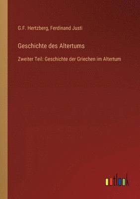 bokomslag Geschichte des Altertums