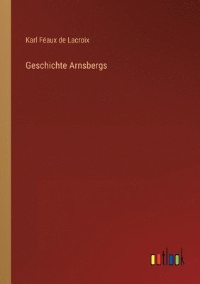 bokomslag Geschichte Arnsbergs