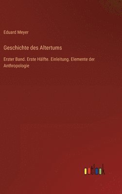 bokomslag Geschichte des Altertums