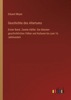 bokomslag Geschichte des Altertums