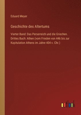 bokomslag Geschichte des Altertums