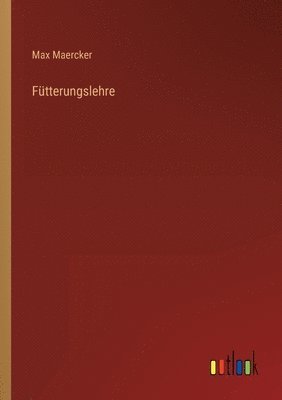 bokomslag Fütterungslehre