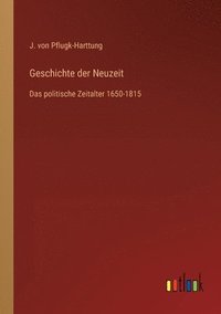 bokomslag Geschichte der Neuzeit