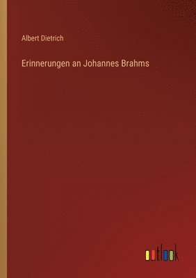 Albert Dietrich - Erinnerungen an Johannes Brahms, Häftad