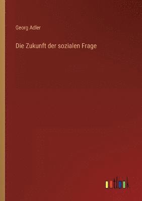 Georg Adler - Zukunft der sozialen Frage, Häftad