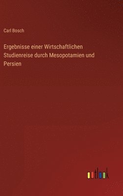 bokomslag Ergebnisse einer Wirtschaftlichen Studienreise durch Mesopotamien und Persien