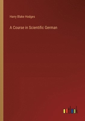 bokomslag Course in Scientific German