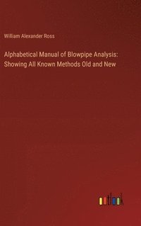 bokomslag Alphabetical Manual of Blowpipe Analysis