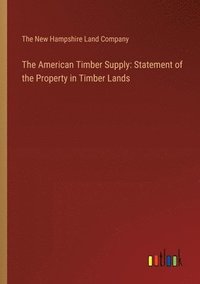 bokomslag The American Timber Supply
