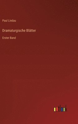 Dramaturgische Bltter 1