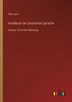 bokomslag Handbuch der Deutschen Sprache