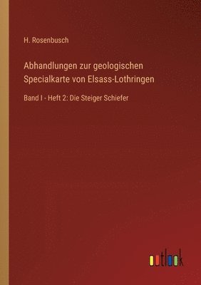 bokomslag Abhandlungen zur geologischen Specialkarte von Elsass-Lothringen