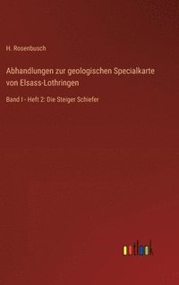 bokomslag Abhandlungen zur geologischen Specialkarte von Elsass-Lothringen: Band I - Heft 2: Die Steiger Schiefer