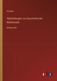 bokomslag Abhandlungen zur Geschichte der Mathematik