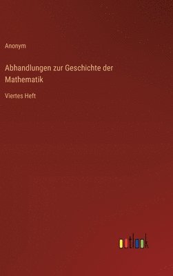 bokomslag Abhandlungen zur Geschichte der Mathematik