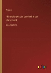 bokomslag Abhandlungen zur Geschichte der Mathematik