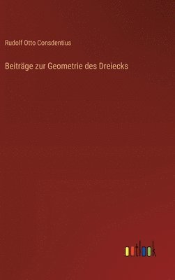 bokomslag Beiträge zur Geometrie des Dreiecks