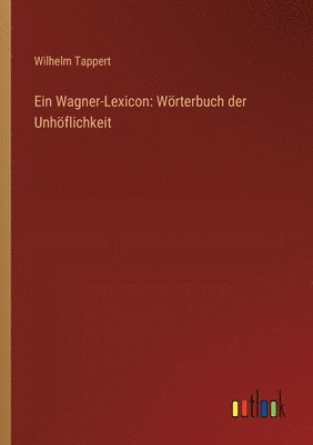 bokomslag Ein Wagner-Lexicon