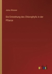 bokomslag Die Entstehung des Chlorophylls in der Pflanze