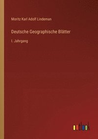 bokomslag Deutsche Geographische Bltter