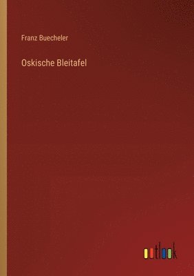 Oskische Bleitafel 1