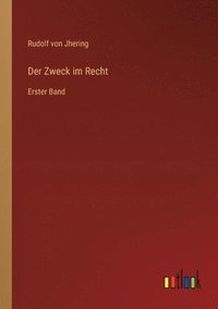 bokomslag Zweck im Recht