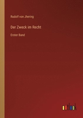 bokomslag Der Zweck im Recht