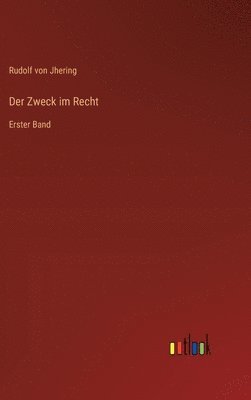 bokomslag Zweck im Recht