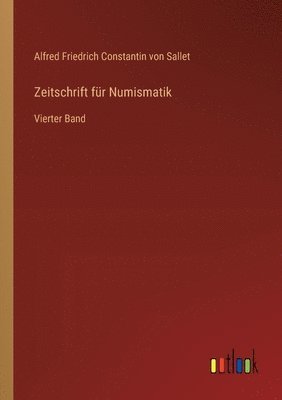 bokomslag Zeitschrift fr Numismatik