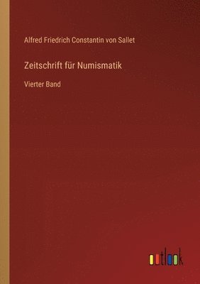 bokomslag Zeitschrift für Numismatik