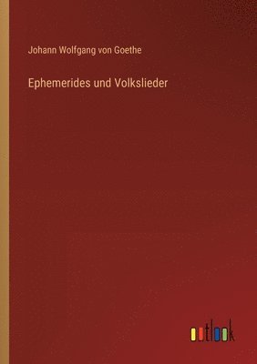 Ephemerides und Volkslieder 1