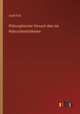 bokomslag Philosophischer Versuch ber die Wahrscheinlichkeiten