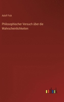 bokomslag Philosophischer Versuch ber die Wahrscheinlichkeiten