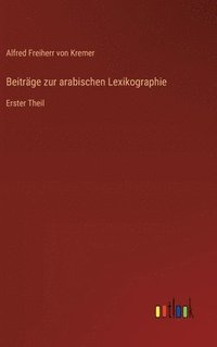 bokomslag Beitrge zur arabischen Lexikographie