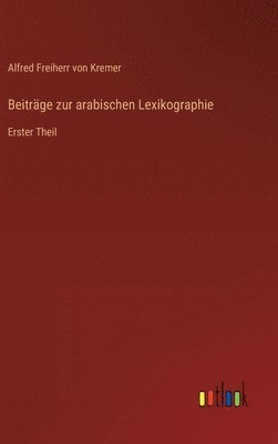 bokomslag Beitrge zur arabischen Lexikographie