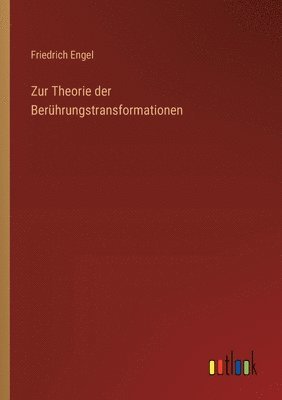 Zur Theorie der Berhrungstransformationen 1