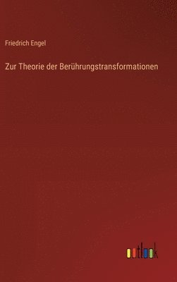 bokomslag Zur Theorie der Berührungstransformationen