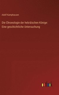 bokomslag Die Chronologie der hebrischen Knige