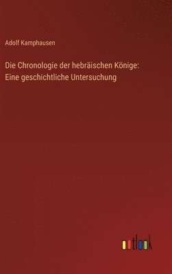 bokomslag Die Chronologie der hebrischen Knige