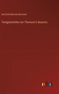 bokomslag Textgeschichte von Thomson's Seasons