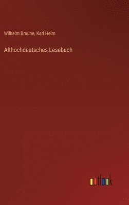 bokomslag Althochdeutsches Lesebuch