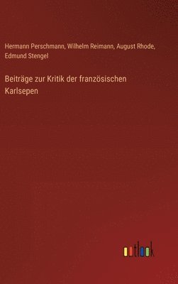 bokomslag Beitrge zur Kritik der franzsischen Karlsepen