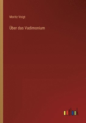 bokomslag ber das Vadimonium