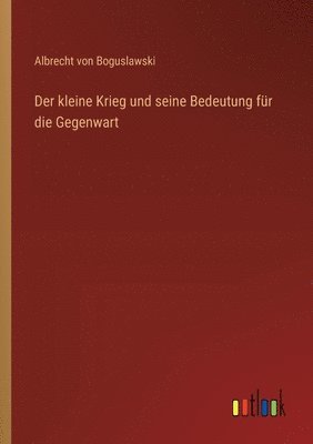 bokomslag kleine Krieg und seine Bedeutung für die Gegenwart