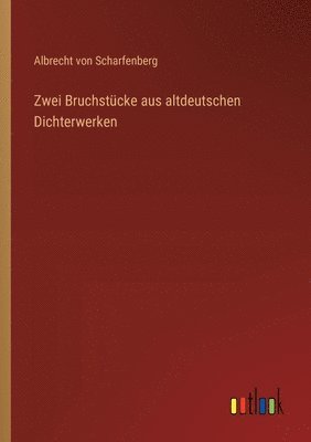 bokomslag Zwei Bruchstücke aus altdeutschen Dichterwerken